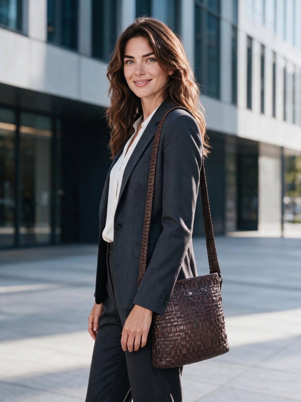 ANTHROPOLOGIE Vilenca Holland Intrecciato Crossbody Bag $299
